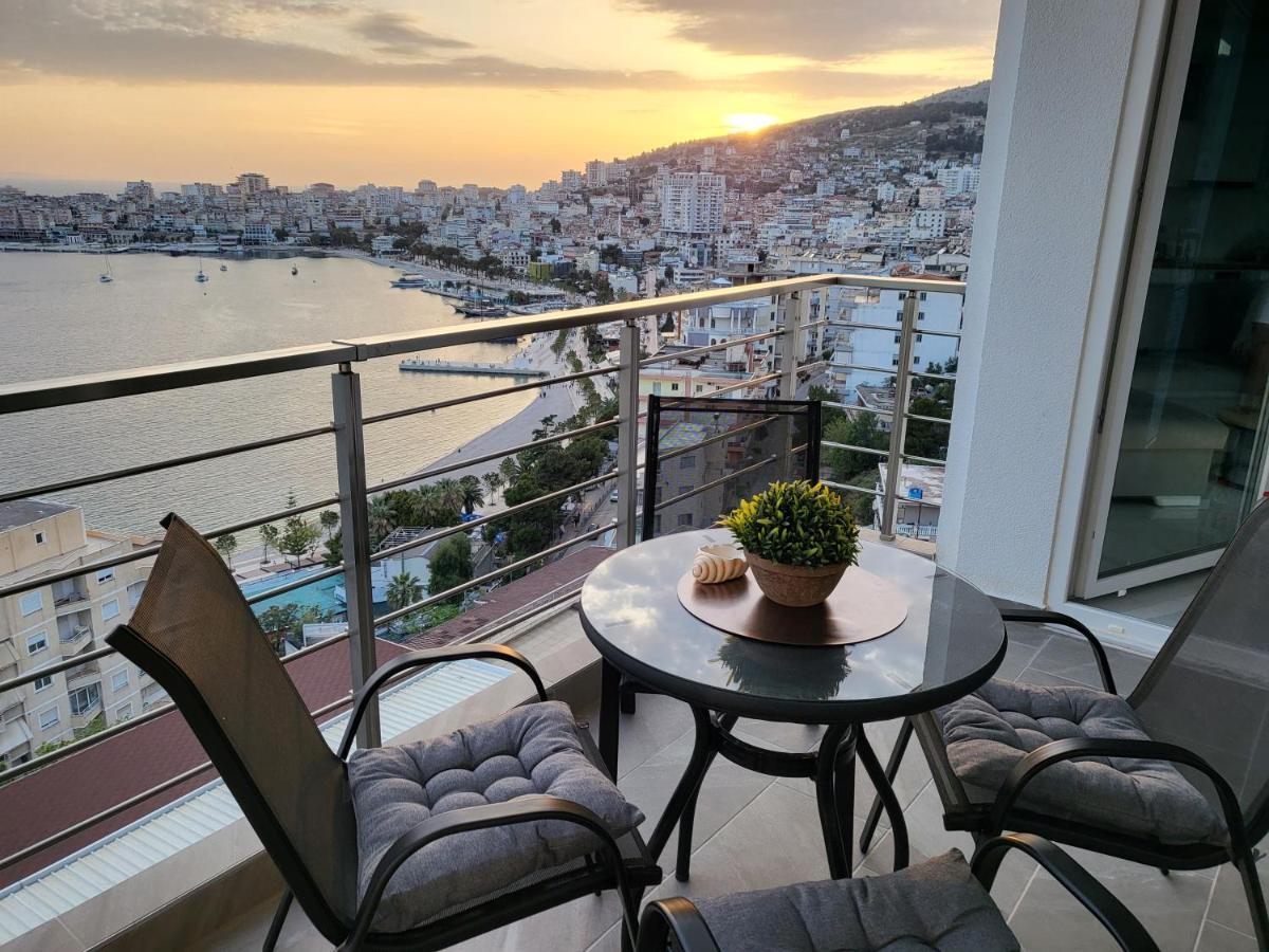 Stella Apartment Sarande Bagian luar foto