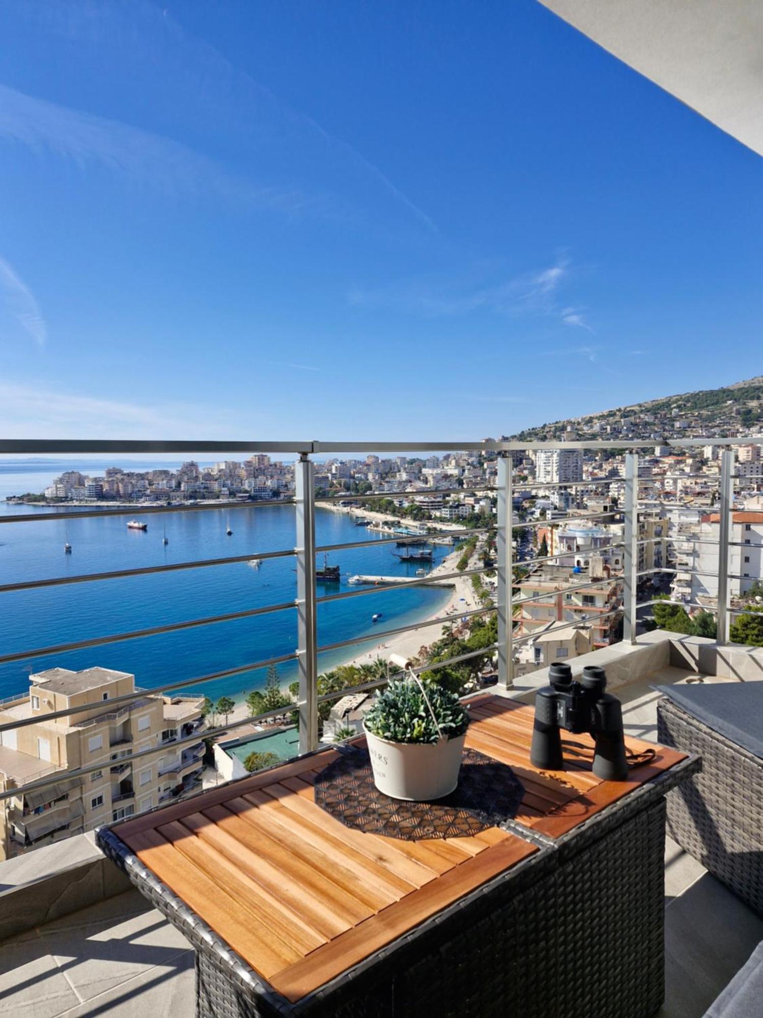 Stella Apartment Sarande Bagian luar foto